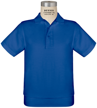 Short Sleeve Long Length Piqué Polo