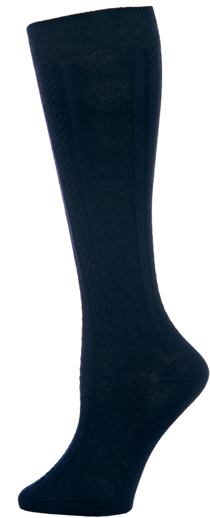 Cable Knit Knee-High Socks - 3 Pack