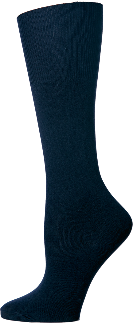 Knee-High Flat Knit Socks