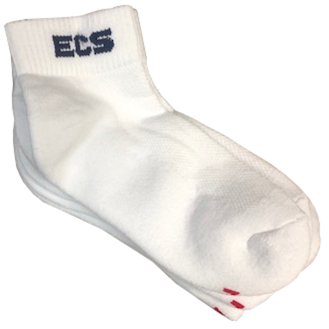 Custom Knit School Logo Ankle Socks - 3 Pack