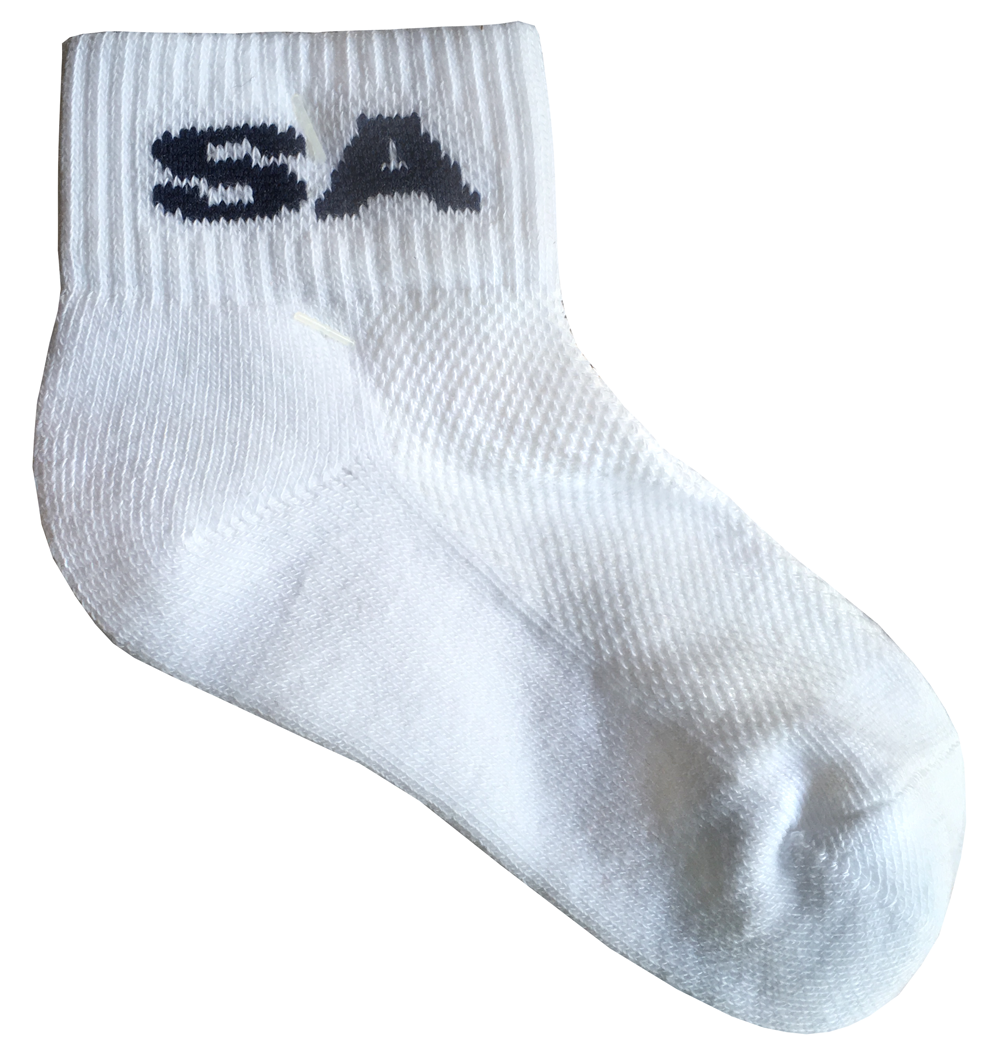 Custom Knit School Logo Ankle Socks - 3 Pack