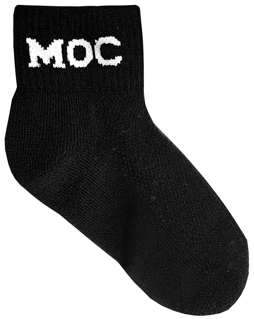 Custom Knit School Logo Ankle Socks - 3 Pack