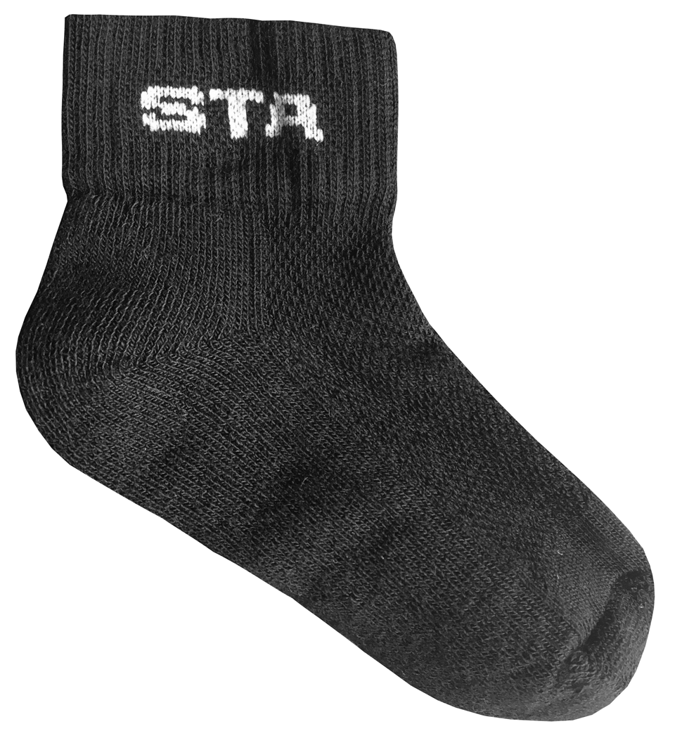 Custom Knit School Logo Ankle Socks - 3 Pack