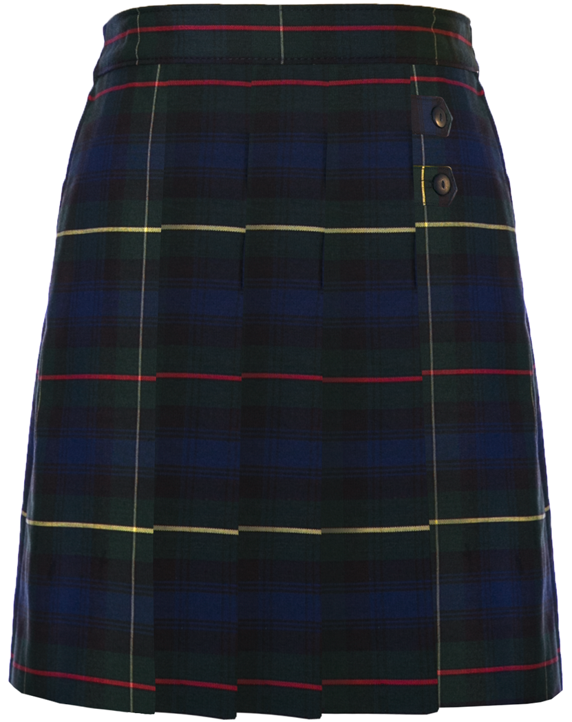 Double Tab Pleated Skort