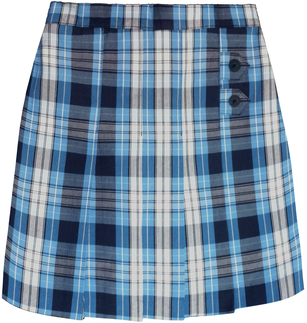 Double Tab Pleated Skort