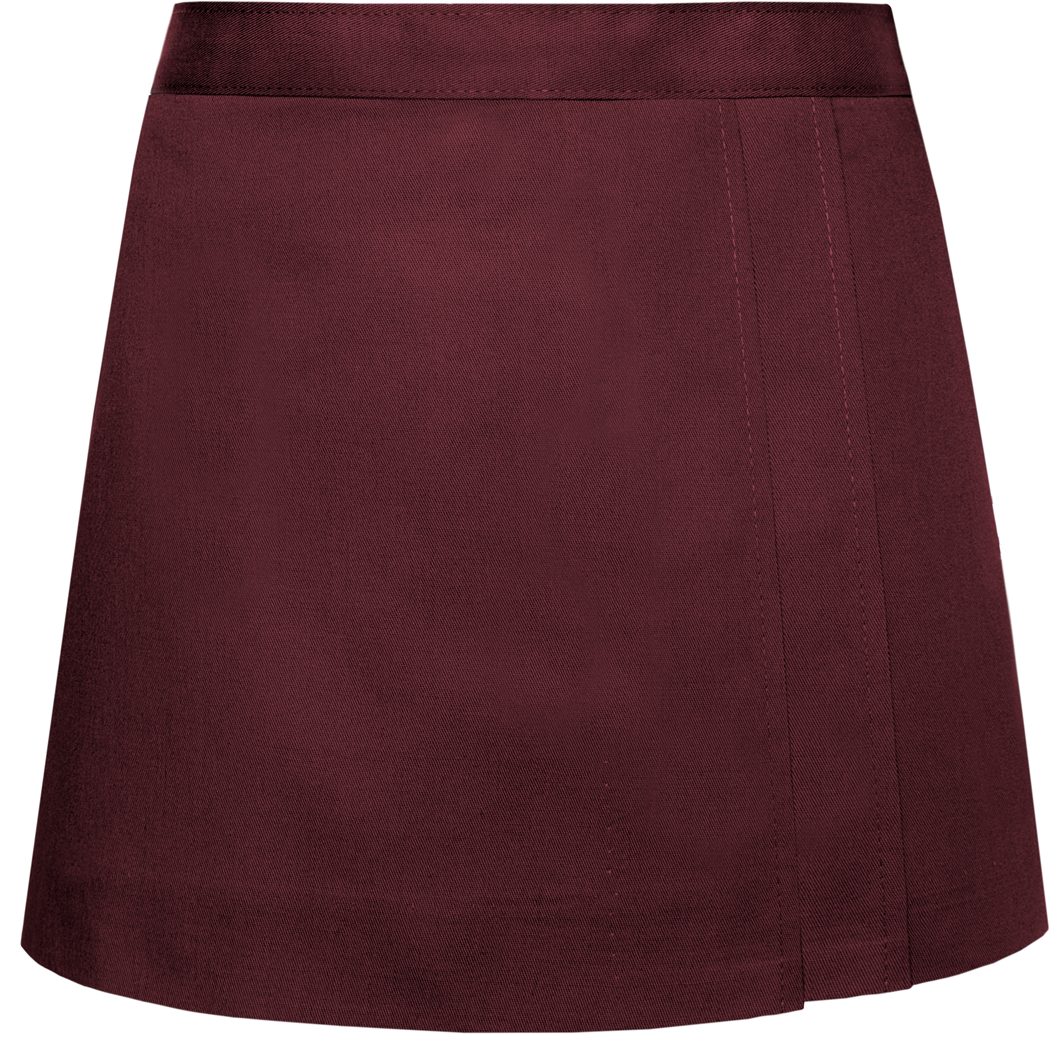 Pleated Wrap Skort