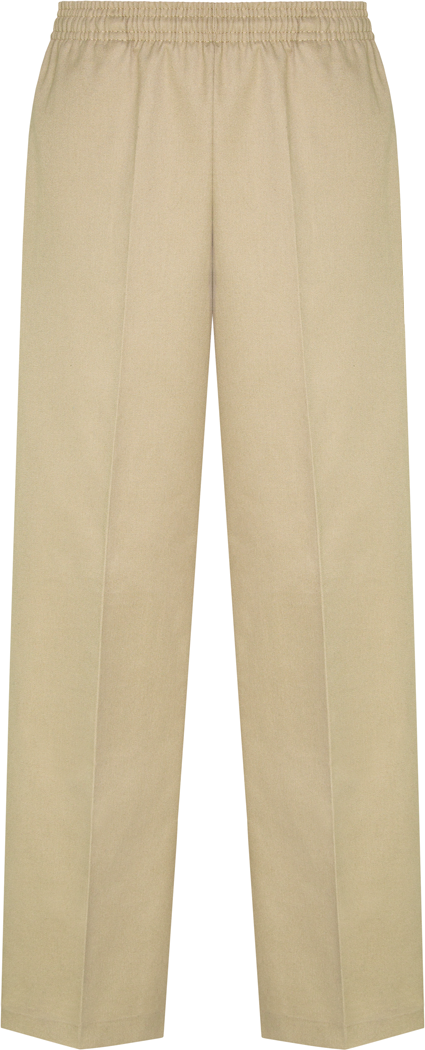 Pull-On Flat Front Pants