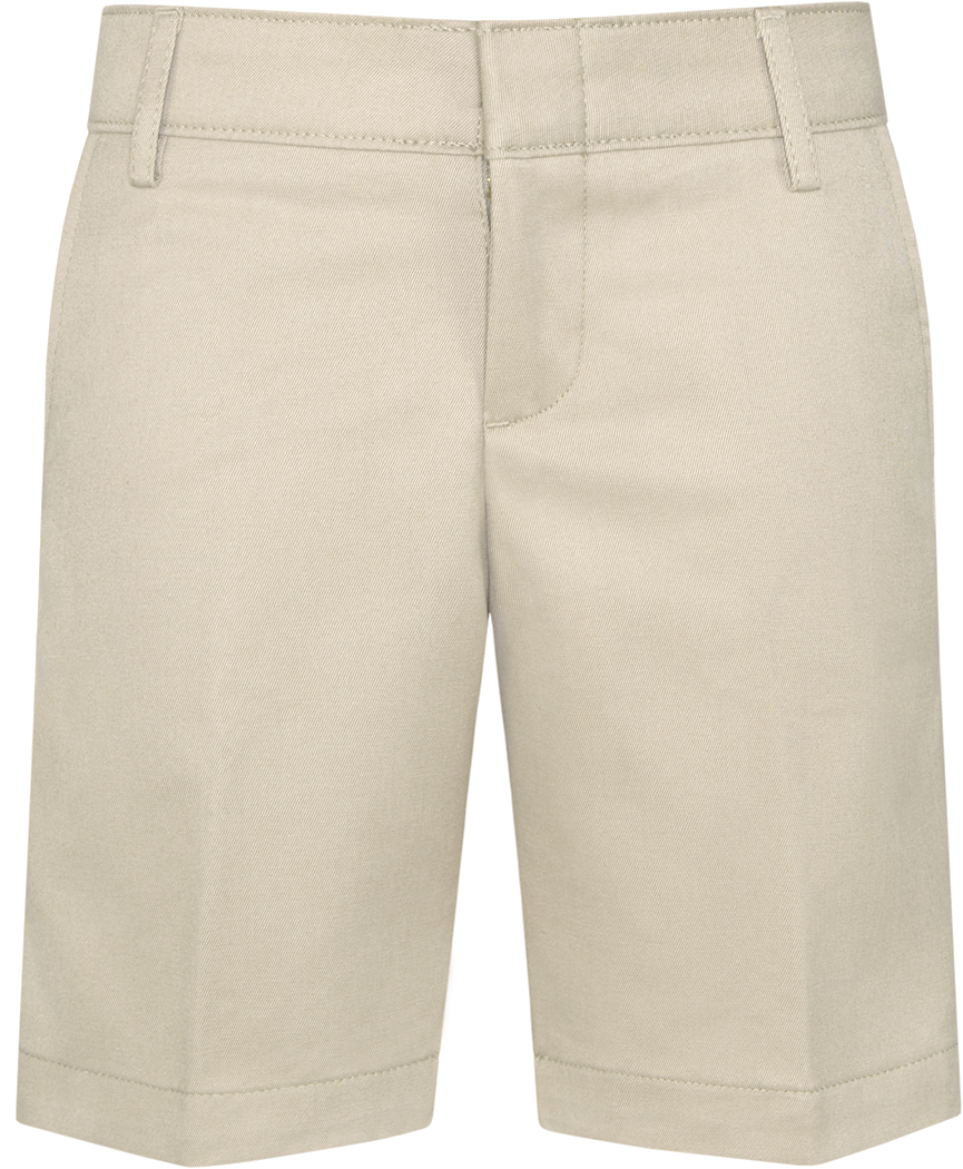 Stretch Twill Flat Front Shorts