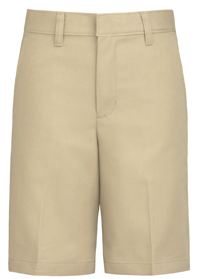 Stretch Twill Flat Front Shorts