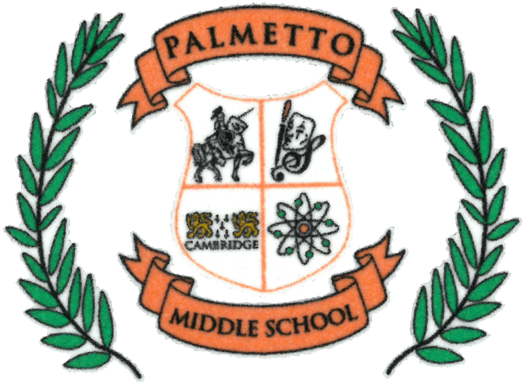 Palmetto Middle School Fiberlok Logo