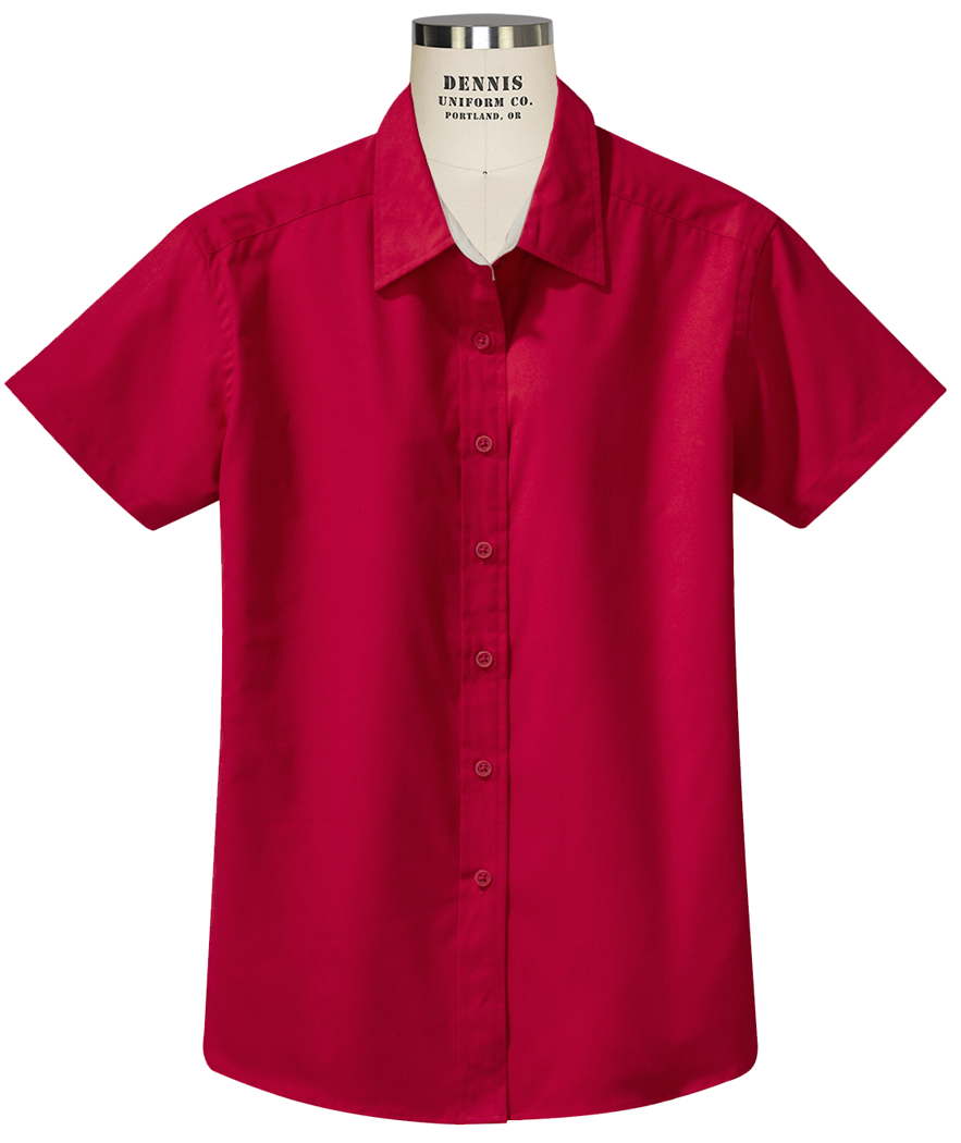 Short Sleeve Easy Care Blouse