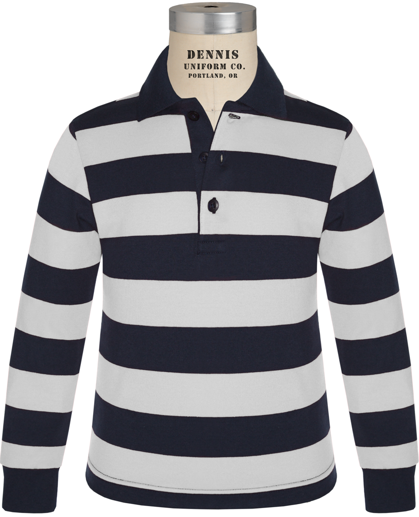 Long Sleeve Rugby Jersey Polo