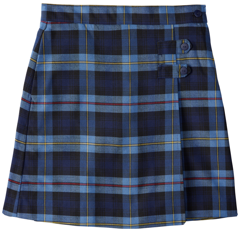 Double Tab Pleated Skort