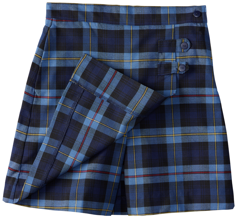 Double Tab Pleated Skort