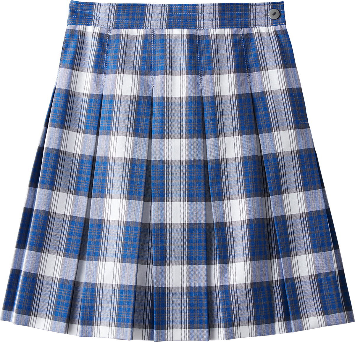 Hipstitched Box Pleat Skirt