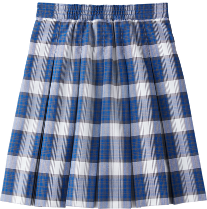 Hipstitched Box Pleat Skirt