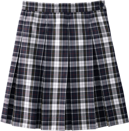 Hipstitched Box Pleat Skirt