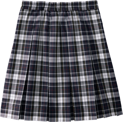 Hipstitched Box Pleat Skirt