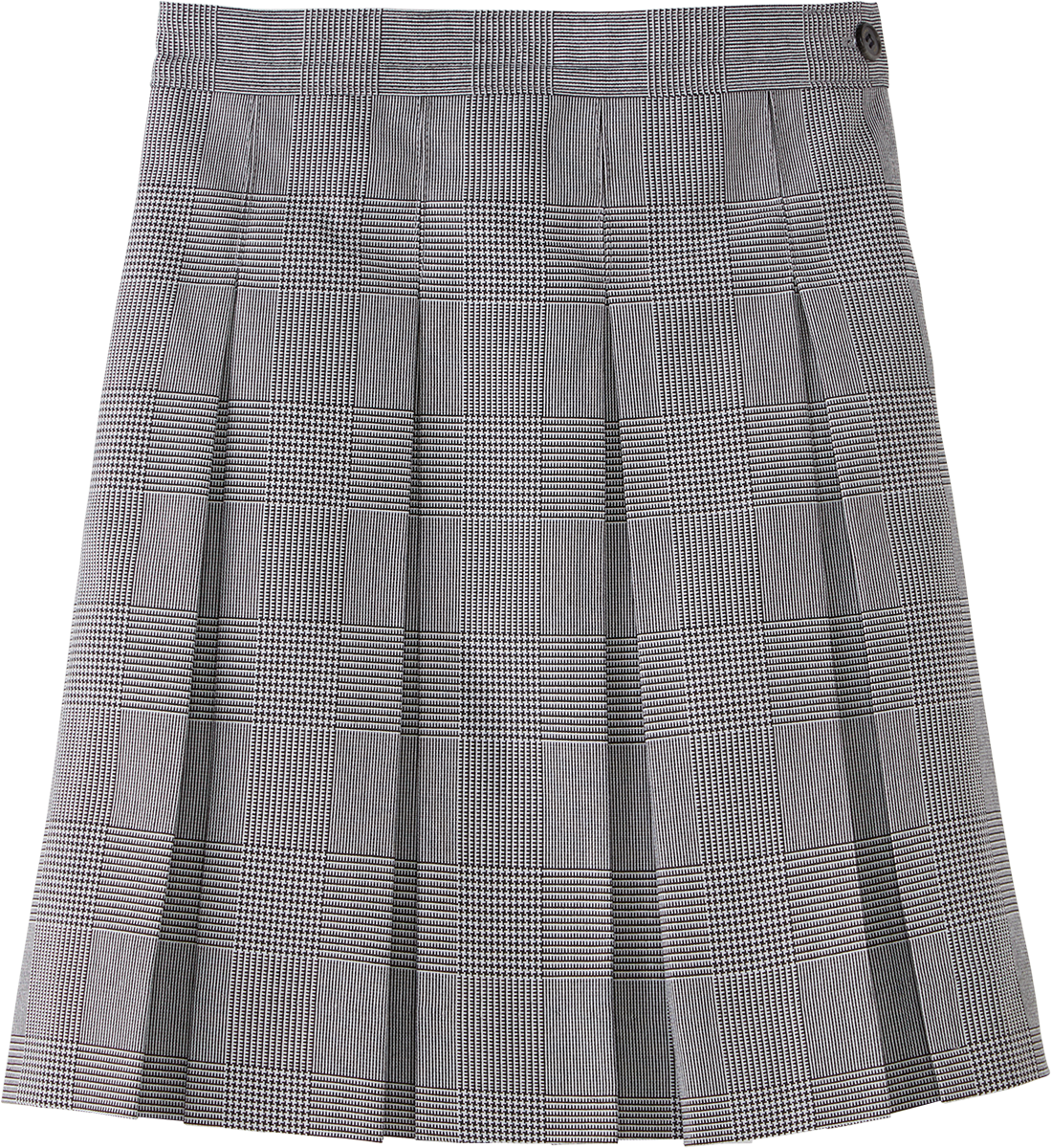 Hipstitched Box Pleat Skirt