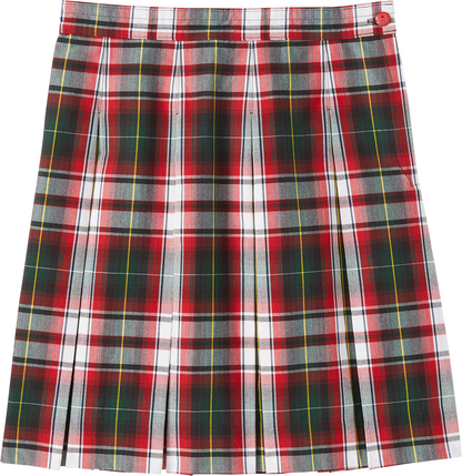 Hipstitched Box Pleat Skirt