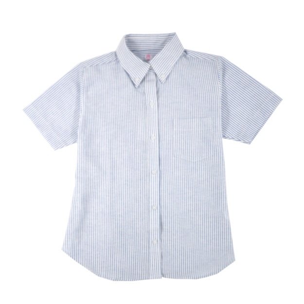 Short Sleeve Oxford Blouse