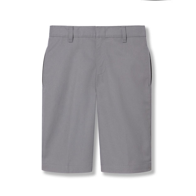 Flat Front Twill Shorts