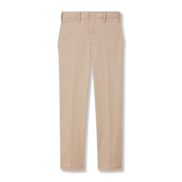 Flat Front Twill Pants