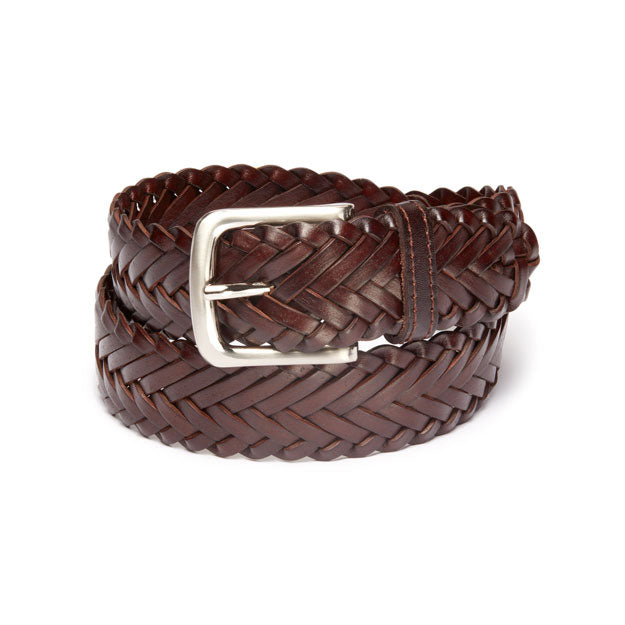 Leather Braided Belt