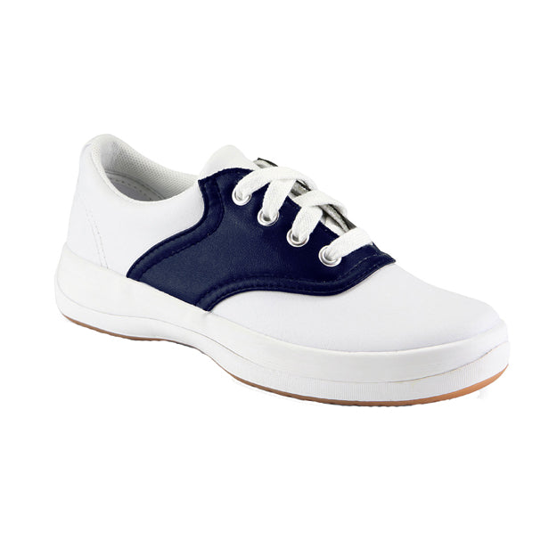 Youth Keds Leather Saddle Medium Width Shoes