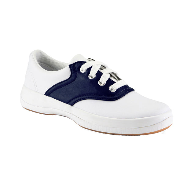 Youth Keds Leather Saddle Wide Width Shoes