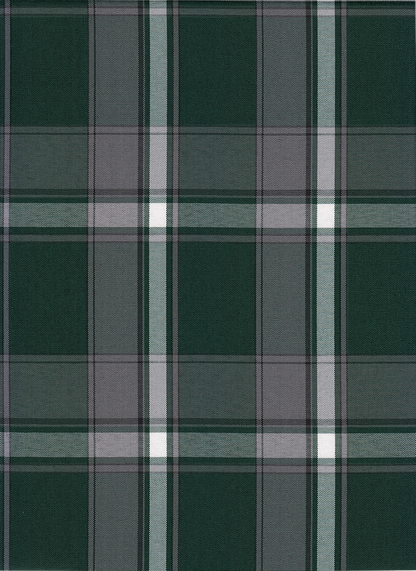 FABRIC/YARDAGE-Black-Black & White Shadow Plaid