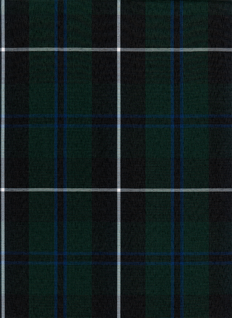 FABRIC/YARDAGE-Black-Black & White Shadow Plaid