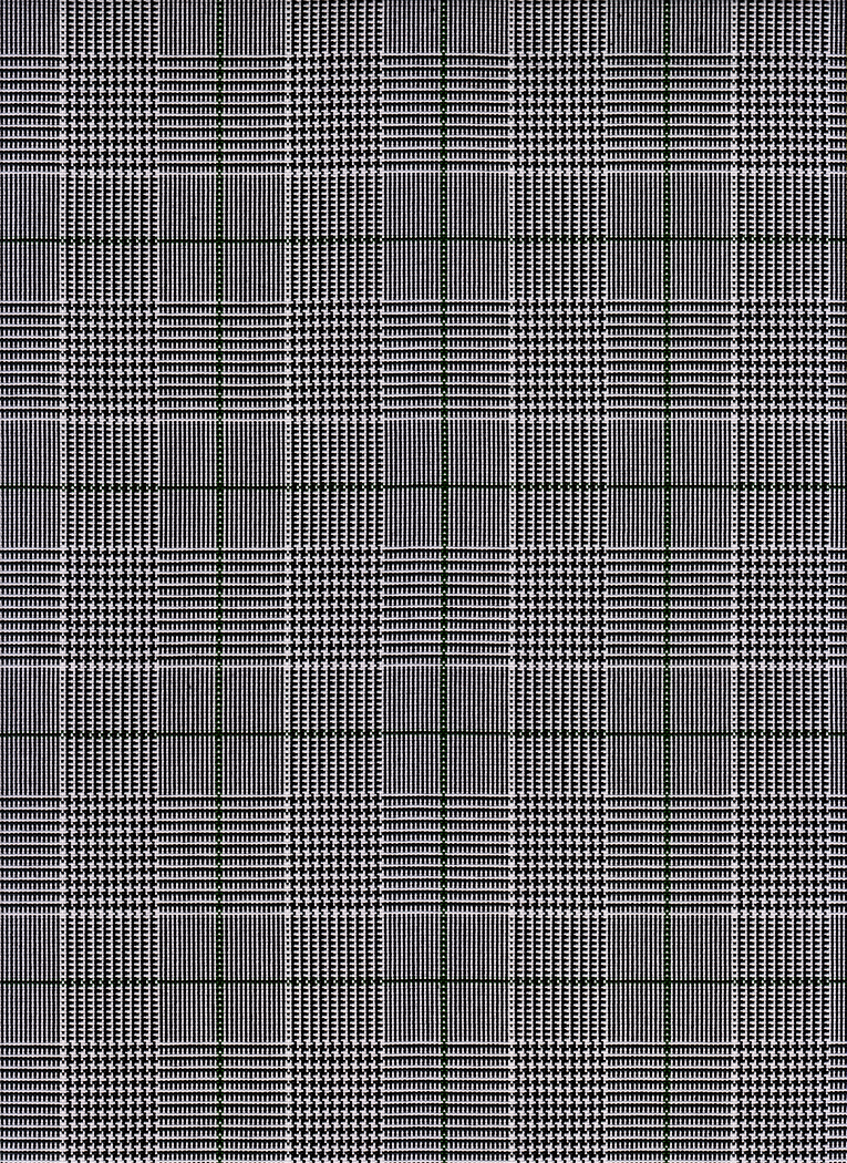 FABRIC/YARDAGE-Black-Black & White Shadow Plaid