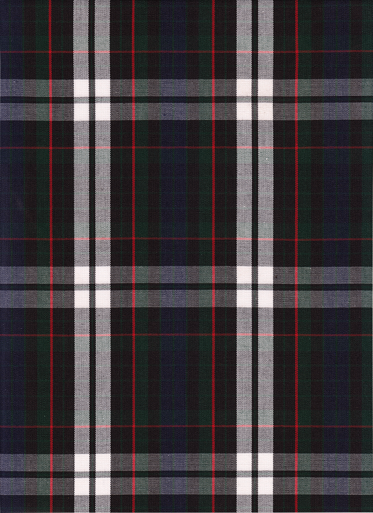 FABRIC/YARDAGE-Black-Black & White Shadow Plaid