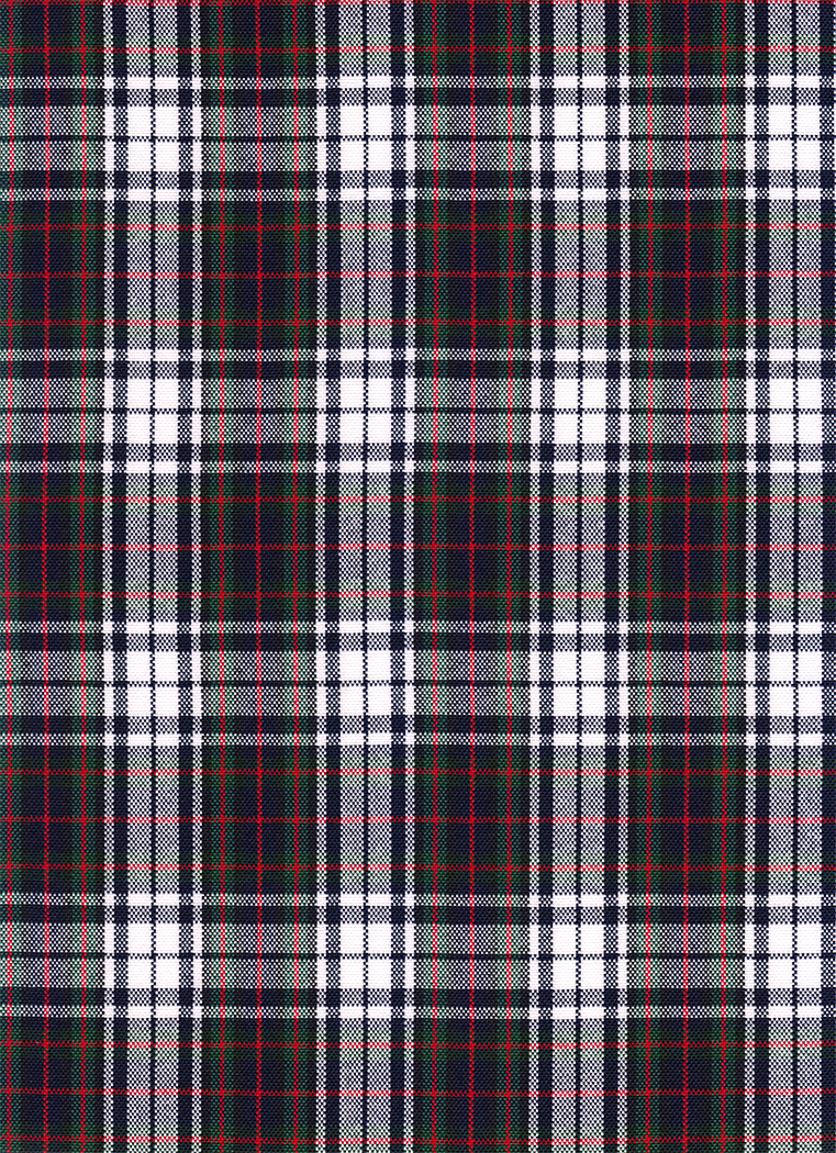 FABRIC/YARDAGE-Black-Black & White Shadow Plaid