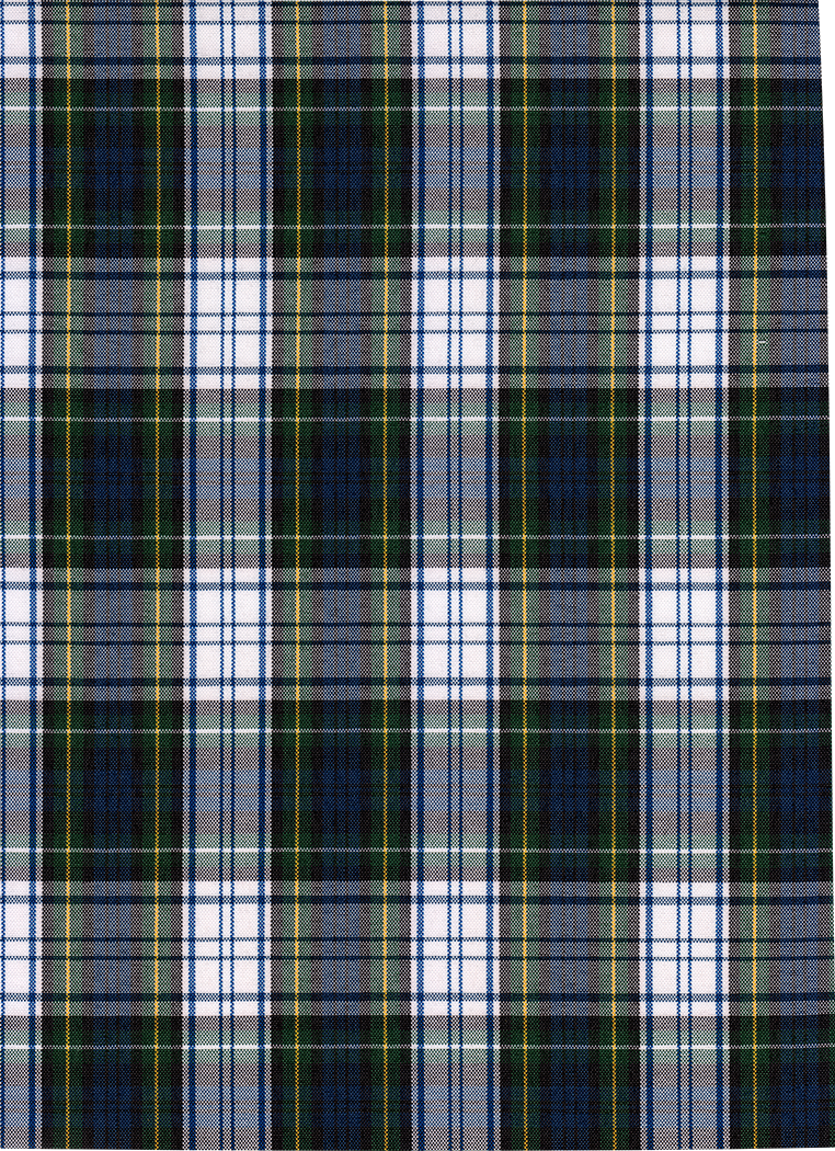 FABRIC/YARDAGE-Black-Black & White Shadow Plaid