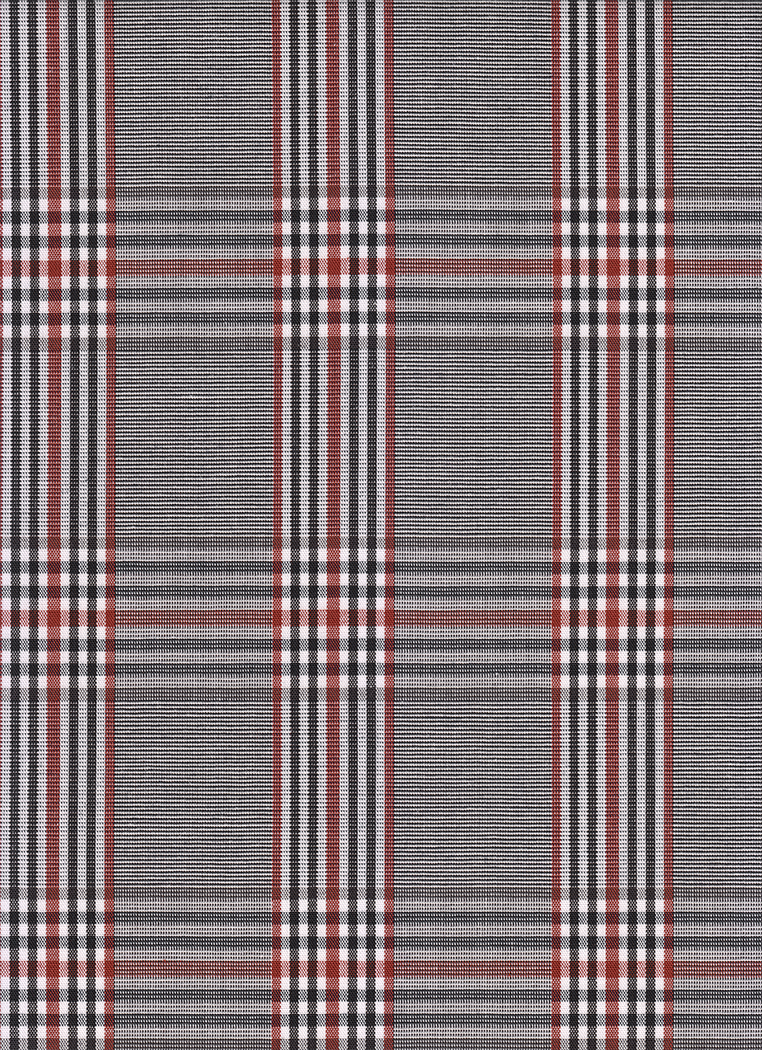 FABRIC/YARDAGE-Black-Black & White Shadow Plaid