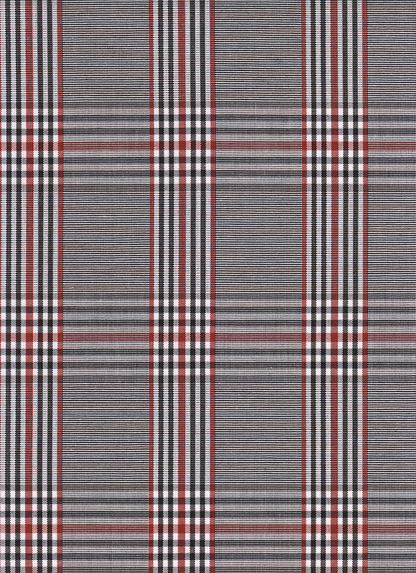 FABRIC/YARDAGE-Black-Black & White Shadow Plaid