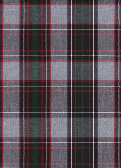 FABRIC/YARDAGE-Black-Black & White Shadow Plaid