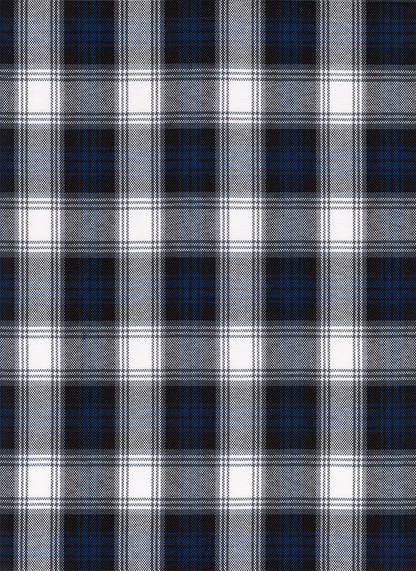 FABRIC/YARDAGE-Black-Black & White Shadow Plaid