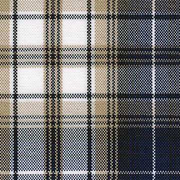 FABRIC/YARDAGE-Black-Black & White Shadow Plaid