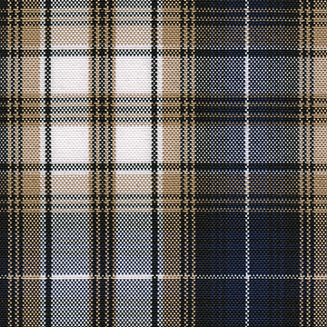 FABRIC/YARDAGE-Black-Black & White Shadow Plaid