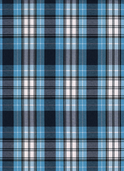 FABRIC/YARDAGE-Black-Black & White Shadow Plaid