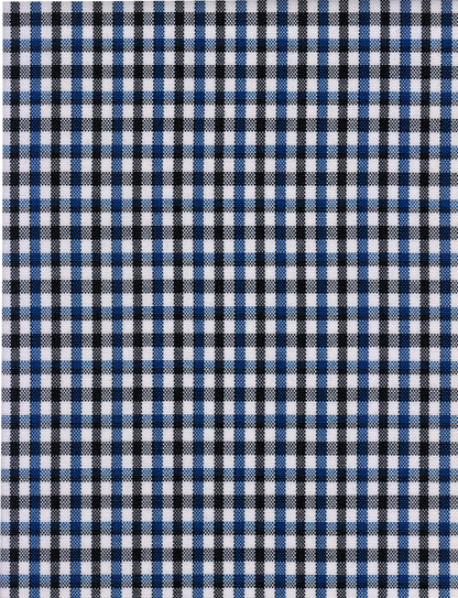 FABRIC/YARDAGE-Black-Black & White Shadow Plaid