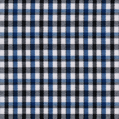 FABRIC/YARDAGE-Black-Black & White Shadow Plaid