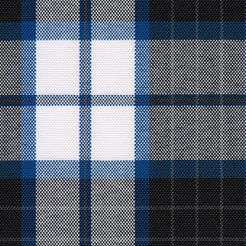 FABRIC/YARDAGE-Black-Black & White Shadow Plaid