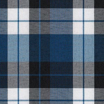 FABRIC/YARDAGE-Black-Black & White Shadow Plaid