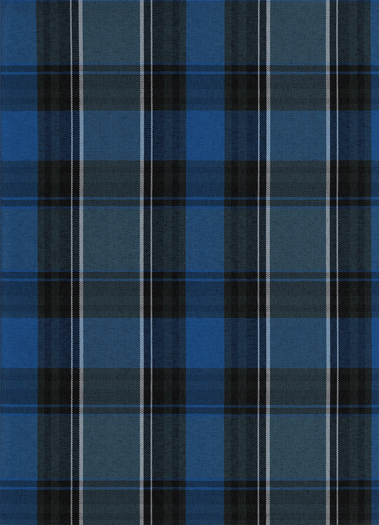 FABRIC/YARDAGE-Black-Black & White Shadow Plaid