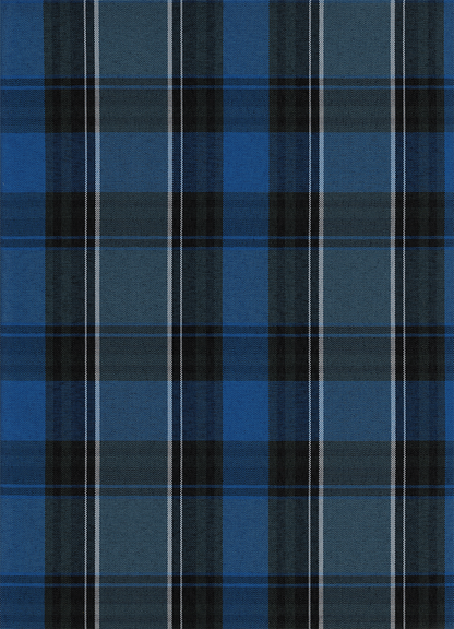 FABRIC/YARDAGE-Black-Black & White Shadow Plaid