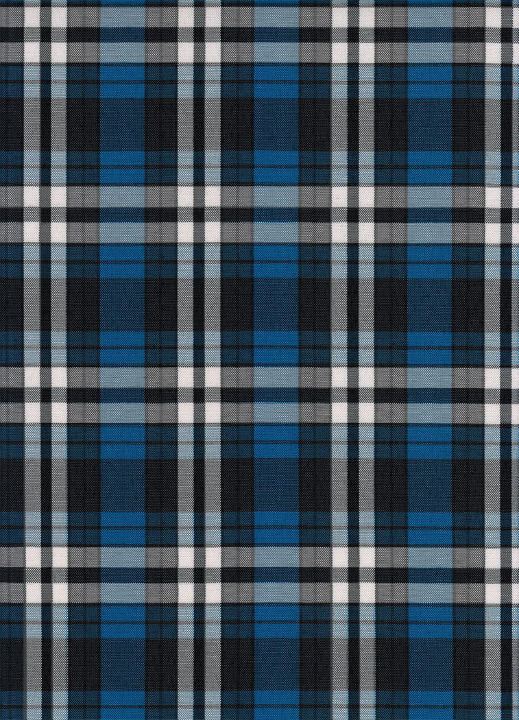 FABRIC/YARDAGE-Black-Black & White Shadow Plaid